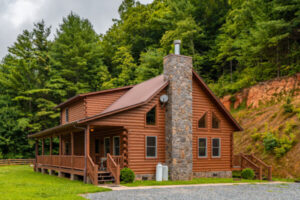 Log Cabin Model Home